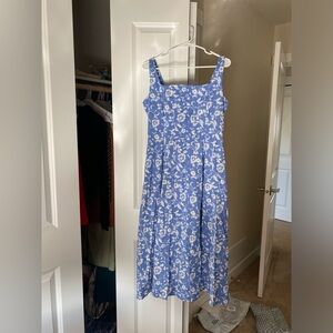 Abercrombie NWT Fit and Flare Stretch Midi Dress